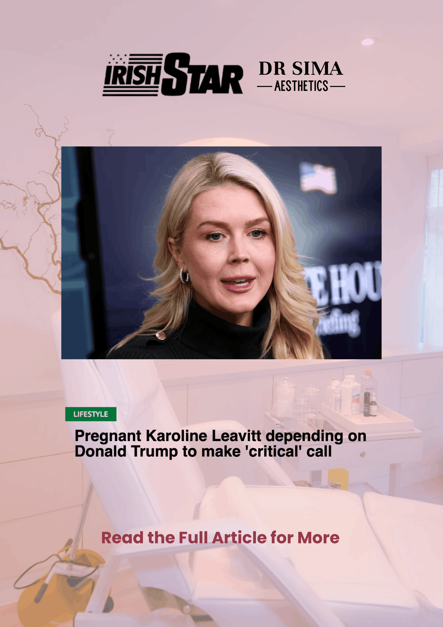 Pregnant Karoline Leavitt depending on Donald Trump to make 'critical' call