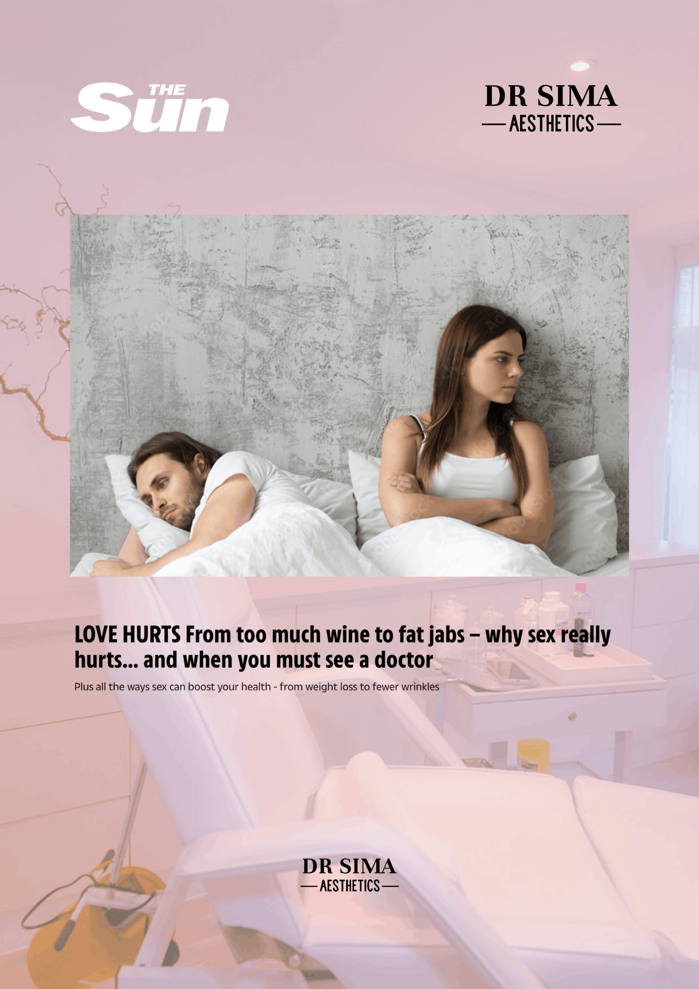 LOVE HURTS From too much wine to fat jabs – why sex really hurts... and when you must see a doctor